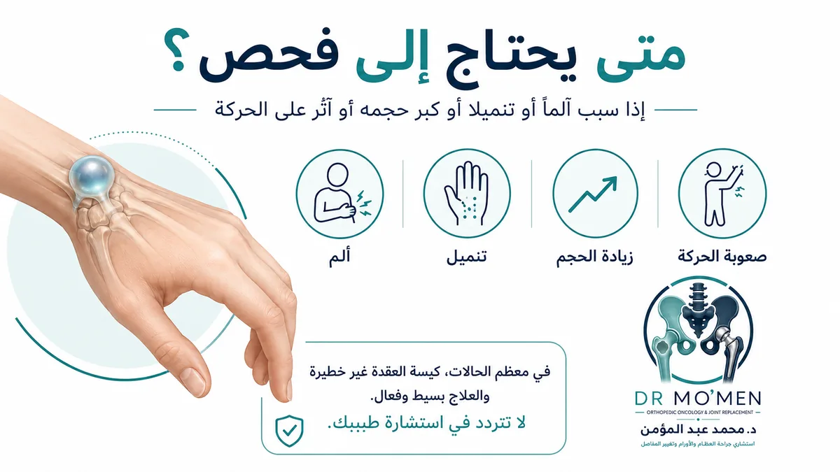 أعراض الكيس الزلالي التي تحتاج كشف عظام أعراض الكيس الزلالي التي تحتاج كشف عظام